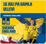 1 biljett Sverige-England 