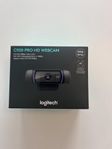 Logitec C920 Pro HD webbkamera (oöppnad förpackning)