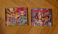 CD skivor Absolute Kidz 33 och Hits for Kids