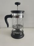 Kaffe-/tepress, glas/rostfritt stål, 0.4 l - Oanvänd