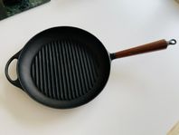 Grillpanna gjutjärn 28 cm 