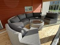 LOUNGESET SUNFUN SANDHAMN KONSTROTTING GRÅ