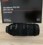 Sigma 120-400/4,5-5,6 DG APO HSM OS Nikon