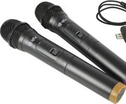 2 trådlösa mikrofoner med dubbel mottagare. Kostat 699 kr.