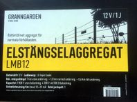 12 Volt Elstängselaggregat 