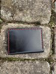 handgjord läderplånbok