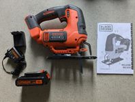 Sticksåg Black and Decker med batteri och laddare