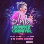Två biljetter till P!NK konsert 25 juli i Stockholm