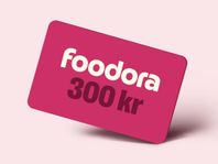 Presentkort på Foodora värde 300kr