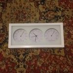 Multifunktionell klocka, termometer, hygrometer