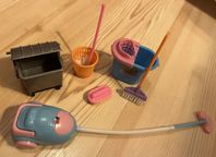 leksaksprylar för städning, använt för Barbie