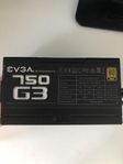 EVGA 750w modulär 80+Gold 