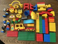 LEGO Duplo - klossar, gubbar, fordon, plattor mm