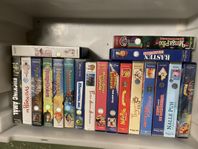 VHS filmer Disney m.m. 