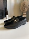 Jackie Stockholm loafers svart skinn 37