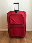 Röd resväska
