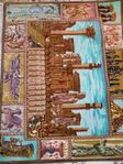 Äkta handknuten persisk matta. Tabriz