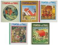 Bland Tomtar och Troll, 5 st sagoböcker från 1970-80-talen