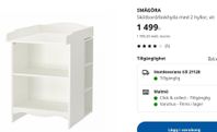 Skötbord IKEA säljes!