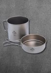 Widesea Titanium Camping Mug and Pot Set 1100ml + 400ml