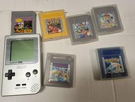 Game Boy Pocket med 6 spel