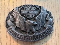 Ovanligt äldre Harley-Davidsson spänne ”Made in USA”
