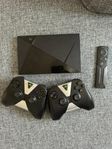 nVidia Shield TV 16GB med två handkontroller & fjärrkontro