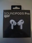 SoundPods Pro. Trådlösa hörlurar,inbyggd mikrofon,laddfod