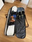 Burton snowboard inkl bindningar, skor och väska