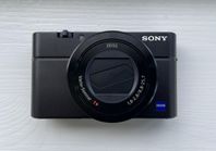 Sony RX 100 iii NYSKICK med lädercase och 64GB Minneskort