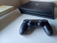 PS4 Pro 1tb + Två spel 