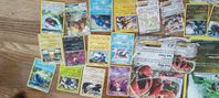 Pokemon kort (holo, full art, Jumbo, Ex, GX, Gamla och nya