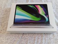 Macbook pro 13 tum 8gb 256gb M1 A2338 rymdgrå ny i kartong