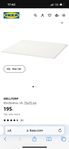 Praktisk vit Ikea Melltorp matbord i fin skick