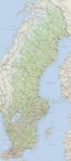 Sverige karta med självhäftande baksida