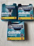 Gillette Mach 3 XL 8 pack (3 st=400kr)