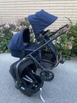 Uppababy Vista v2 syskonvagn inkl babyskydd 