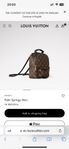 Louis Vuitton Palm springs mini väska 