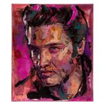 Liten Art Giclée "Elvis" av Alberto Ramirez