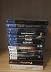 PS4/PS5 spelpaket- 18 spel