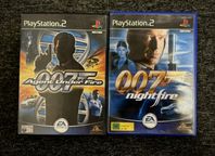 PS2 spel - 007 - James Bond - Nightfire + Agent Under Fire