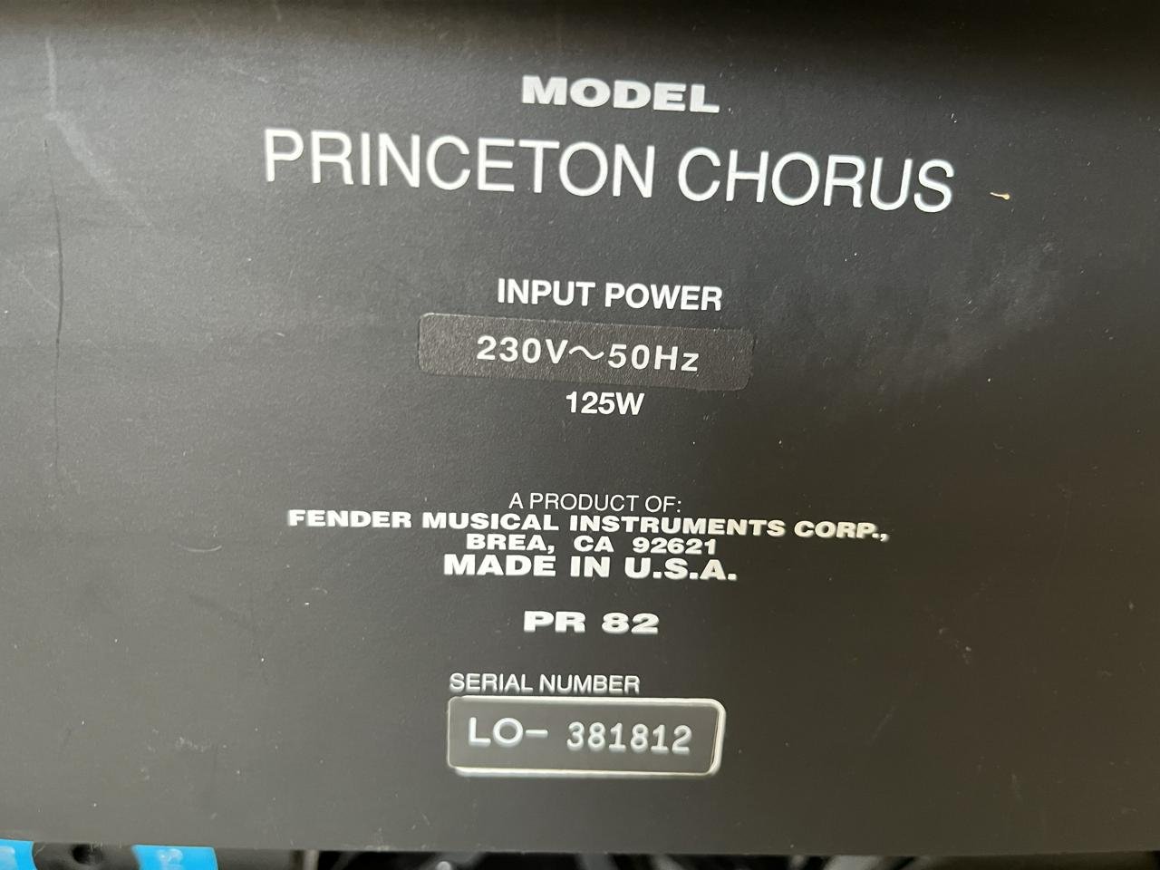 Fender Princeton Chorus
