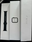 Apple watch 7,  midnight aluminium case,  45mm,  GPS + e-SIM