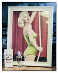 Marilyn Monroe litografi samt originalparfym ca 25 år