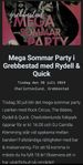 Mega sommar party Grebbestad