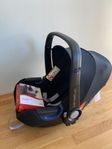 Britax Babysafe i-size babyskydd + adaptrar