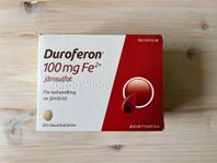 Duroferon 100mg Fe2+ Järnsulfat depottabletter järntablett