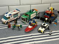 Lego City 60222 och 4432 och 4431 och 4641 och 7236