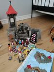 Playmobil - riddarborg, piratskepp etc