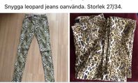 Leopard jeans